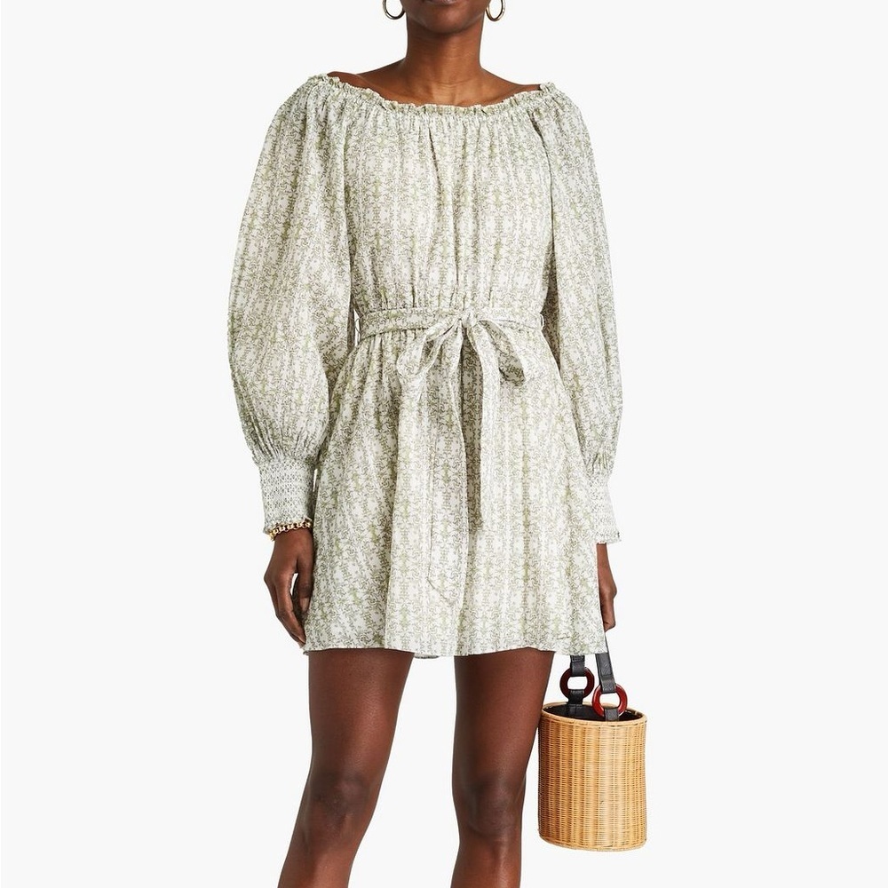 ALICE‎ + OLIVIA Off-The-Shoulder Mary Mini Dress